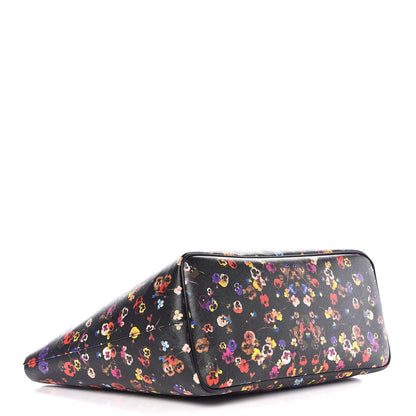 Givenchy Coated Canvas Pansy Print Large Antigona Tote Black 4 of 7