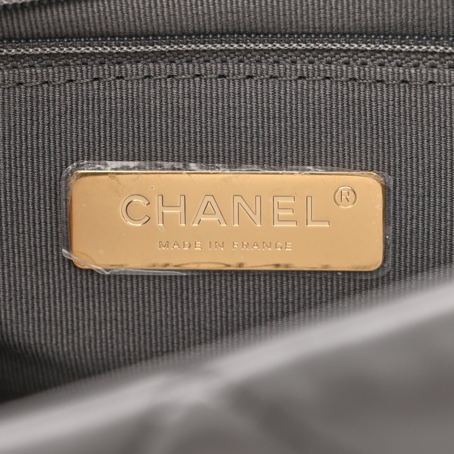 Chanel Lambskin Quilted Large Chanel 19 Flap Grey 6 of 11