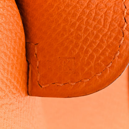Hermes Epsom Evelyne II GM Orange 6 of 12