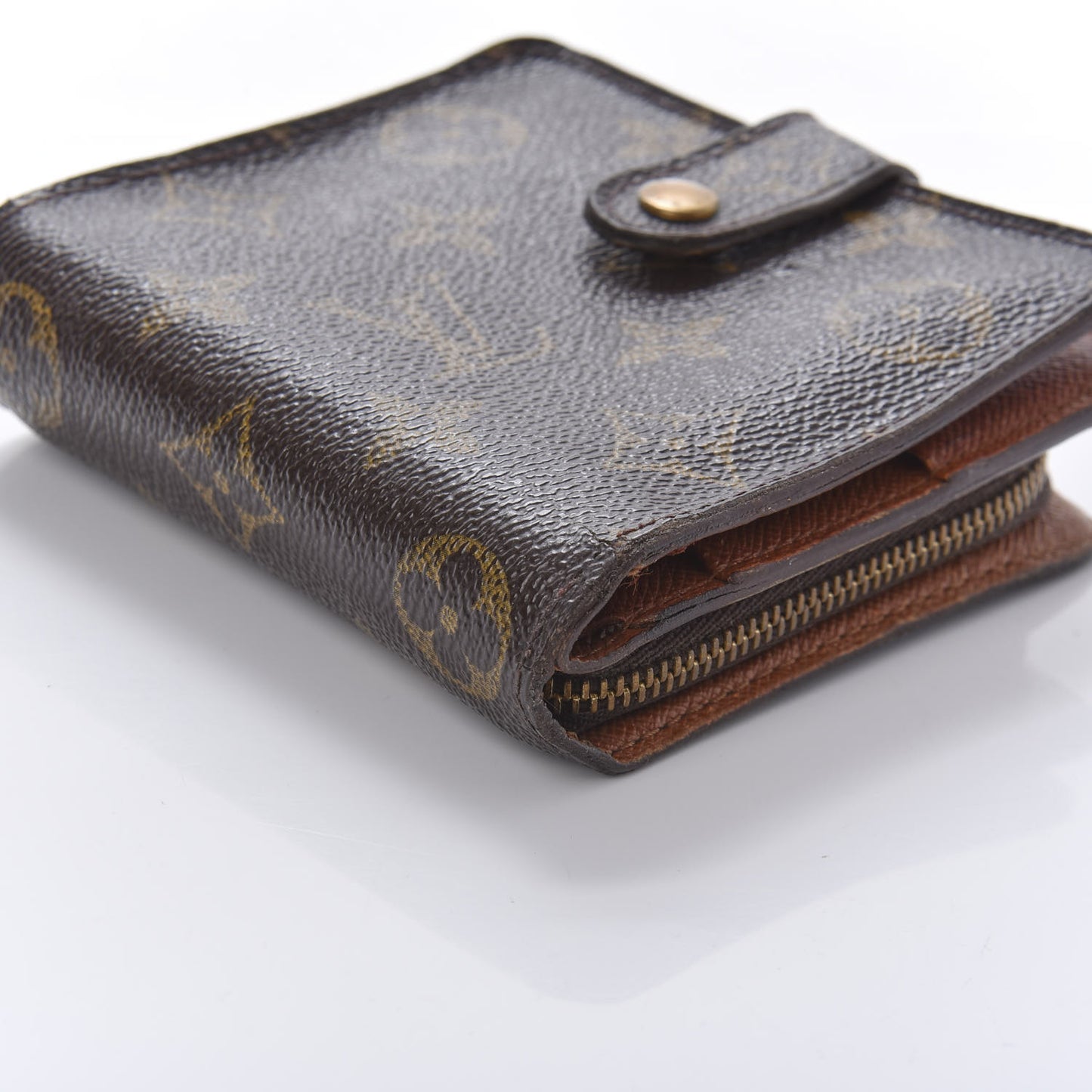 Monogram Compact Zippe Zipped Wallet