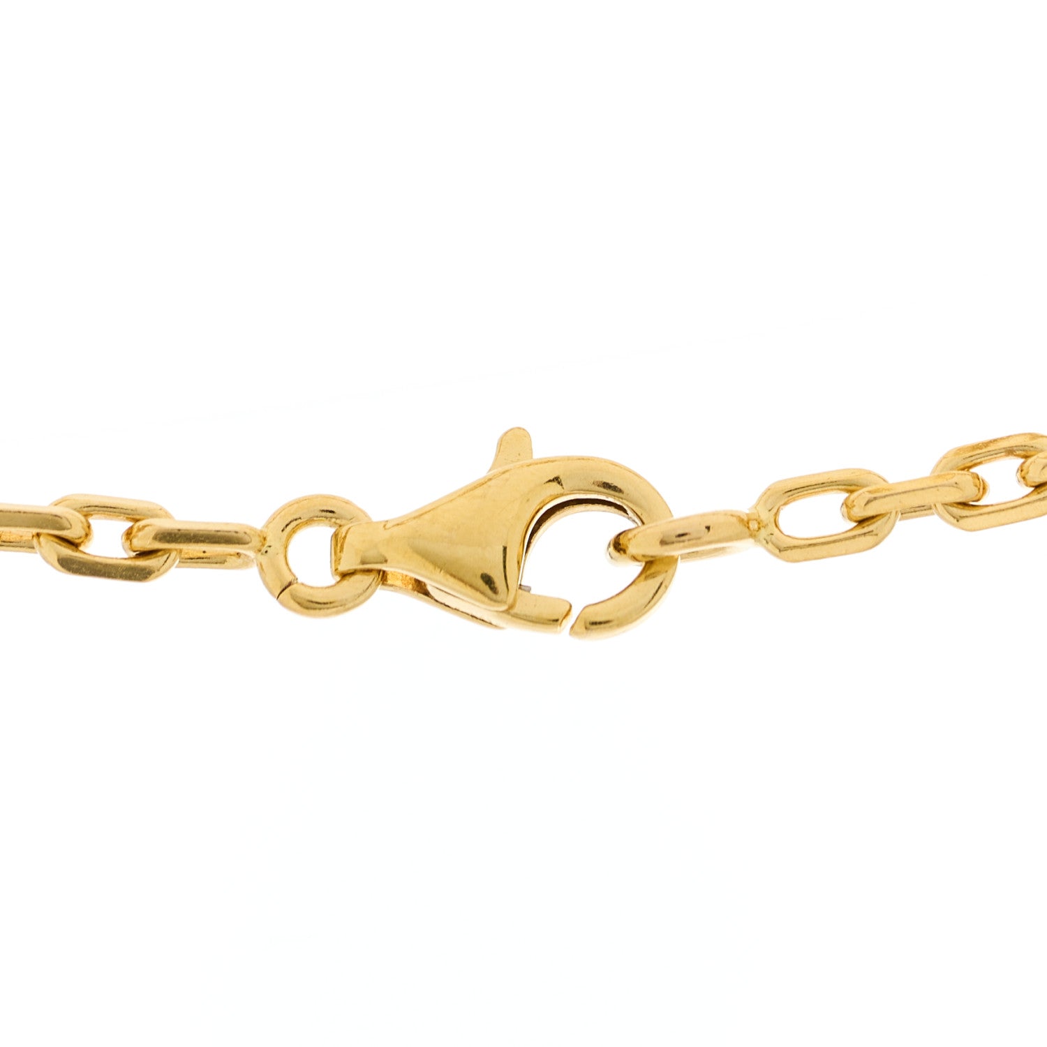 Van Cleef & Arpels 18K Yellow Gold Mother of Pearl 20 Motifs Vintage Alhambra Necklace 6 of 6