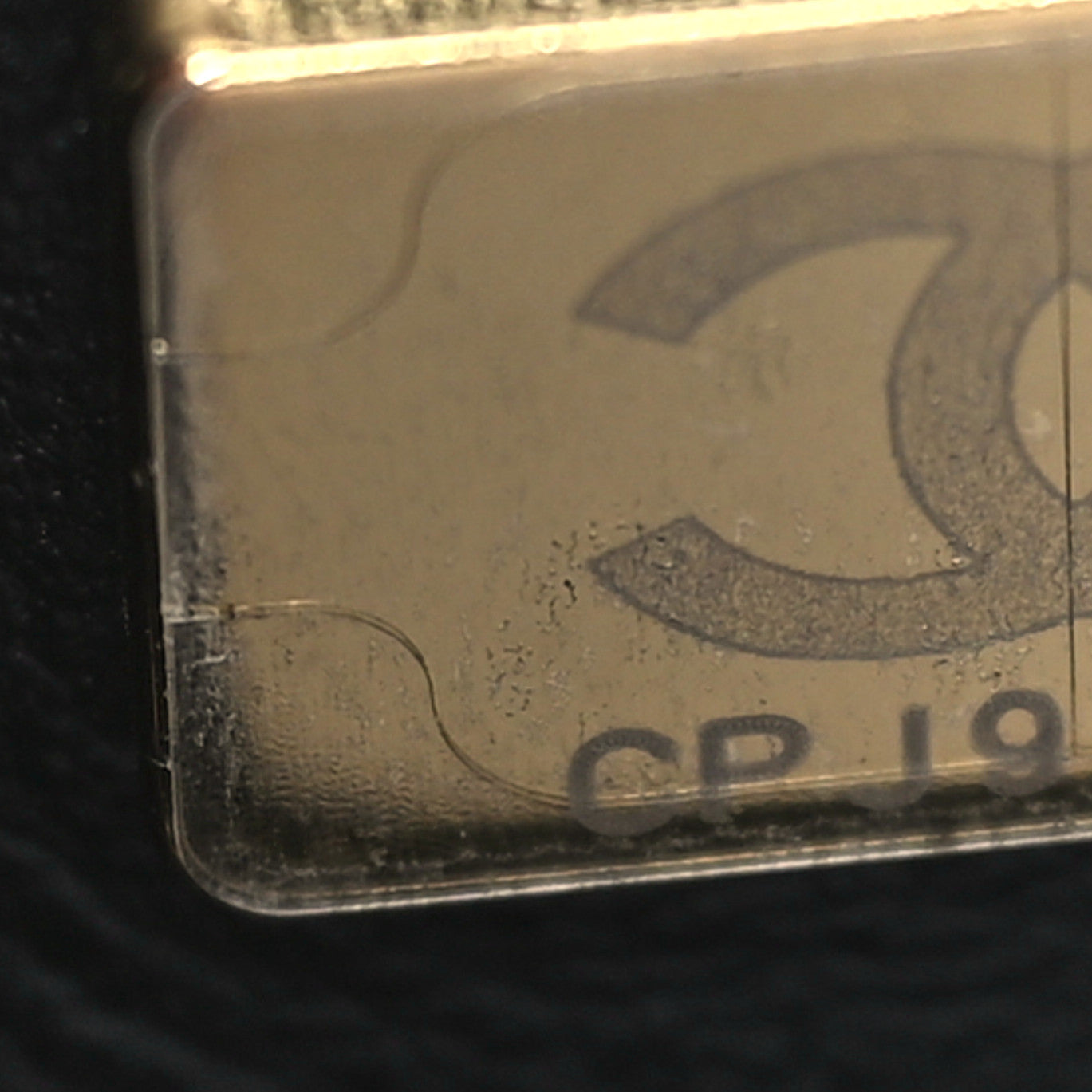 Lambskin Quilted Mini Rectangular Flap Black