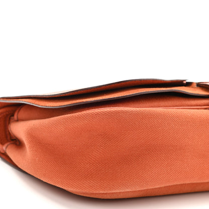 Hermes Vache Liegee Toile Sac Colorado MM Potiron 7 of 10