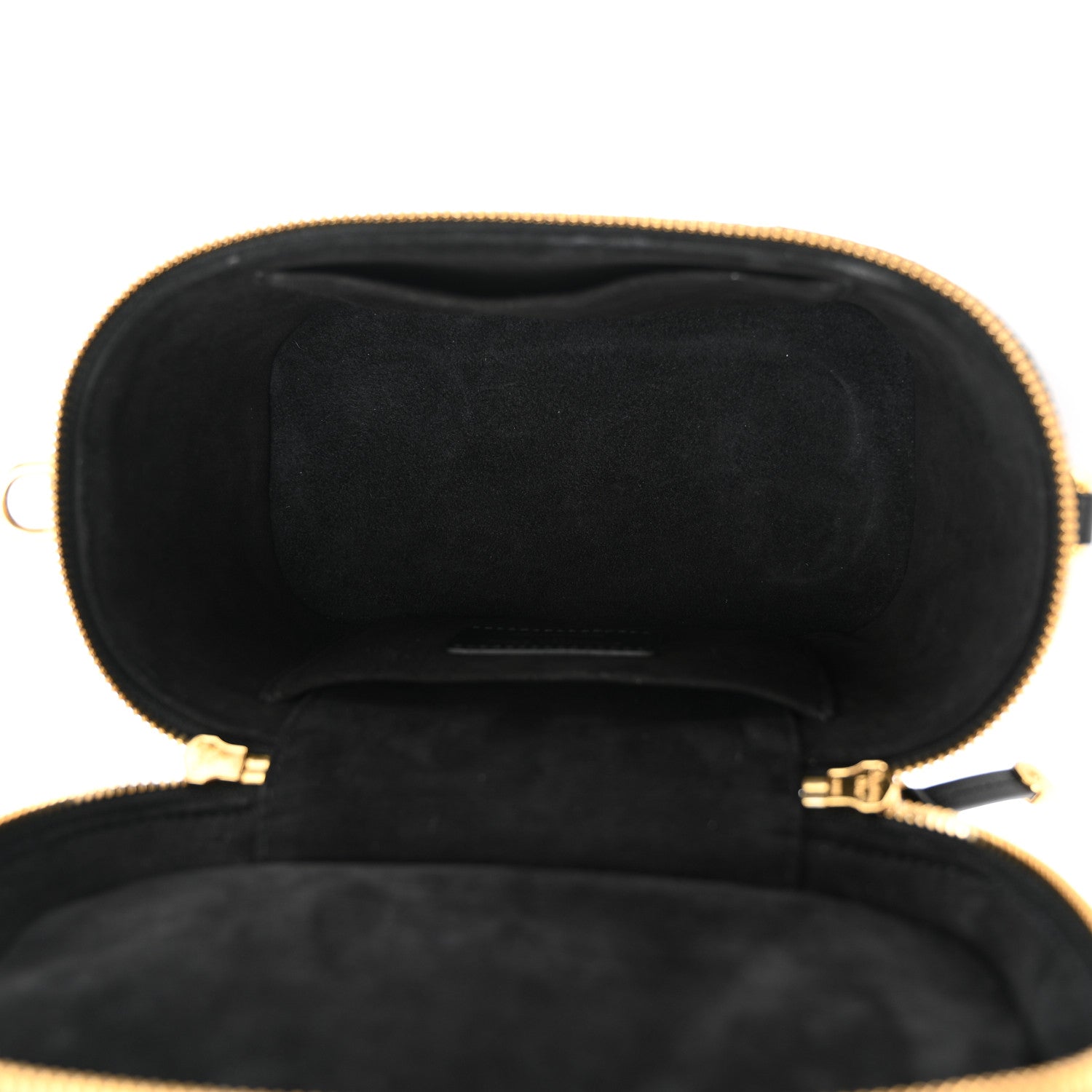 Christian Dior Lambskin Cannage Small Diortravel Vanity Case Black 5 of 7