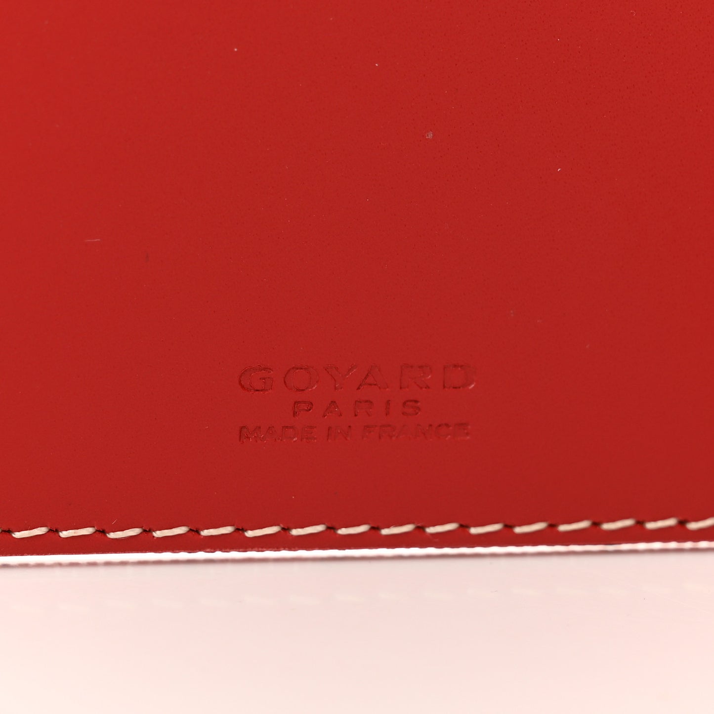 Goyardine Agenda Cover Red