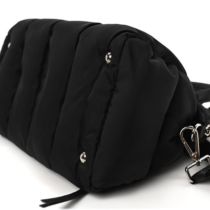 Prada Tessuto Nylon Bomber Dome Satchel Black 19 of 19