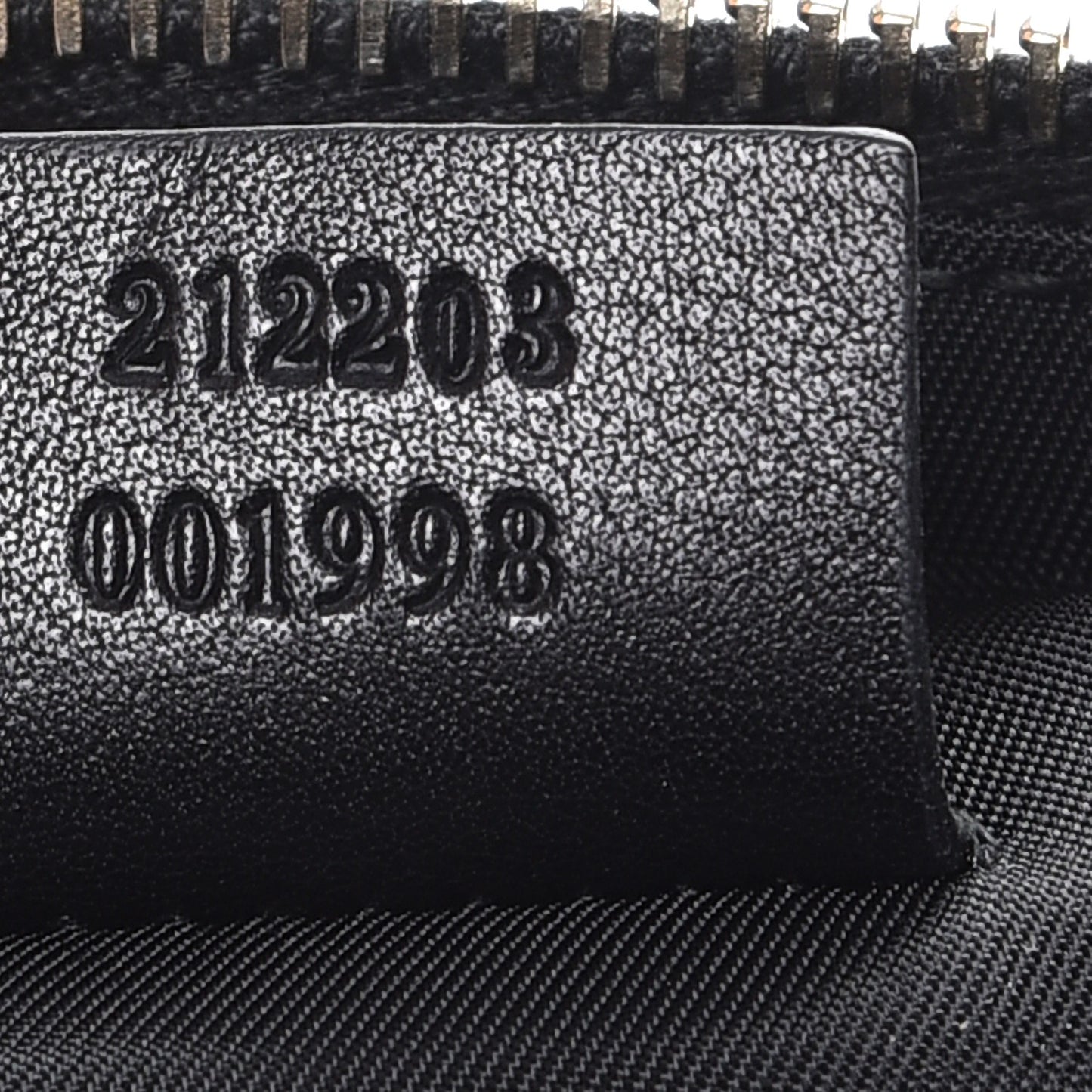 Guccissima Signature New Britt Wristlet Black