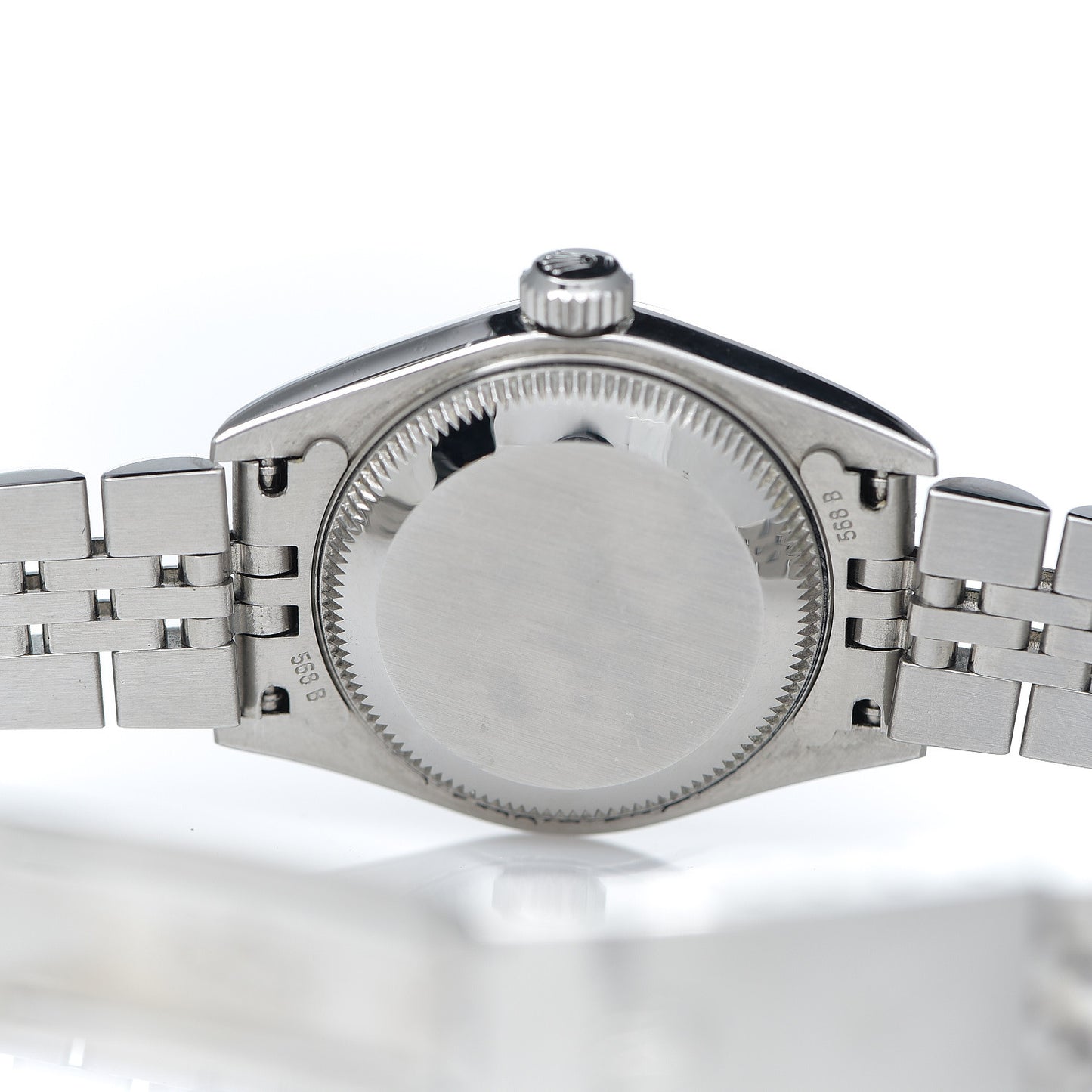 Stainless Steel 18K White Gold Diamond 26mm Oyster Perpetual Datejust Watch White 79174