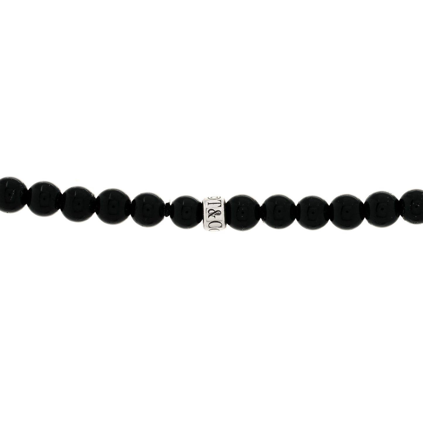 Sterling Silver Black Onyx Freshwater Pearl Ziegfeld Tassel Necklace