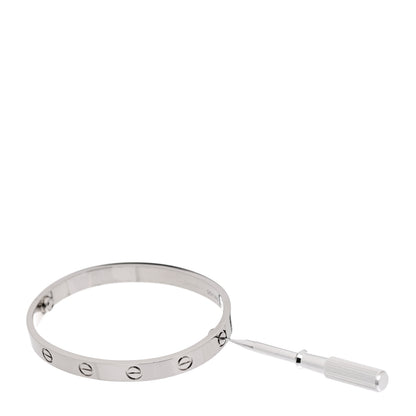 Cartier 18K White Gold LOVE Bracelet 16 3 of 6