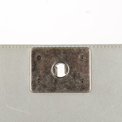 Chanel Calfskin Quilted Small Boy Flap Silver 5 of 9