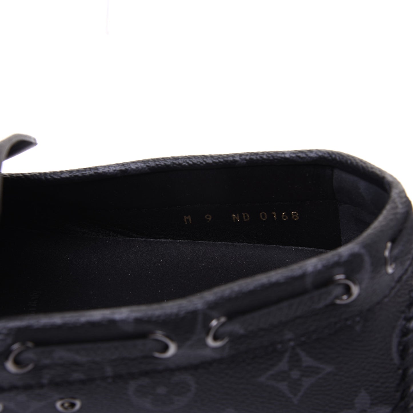 Monogram Eclipse Mens Arizona Car Shoe Moccasin Loafers 9