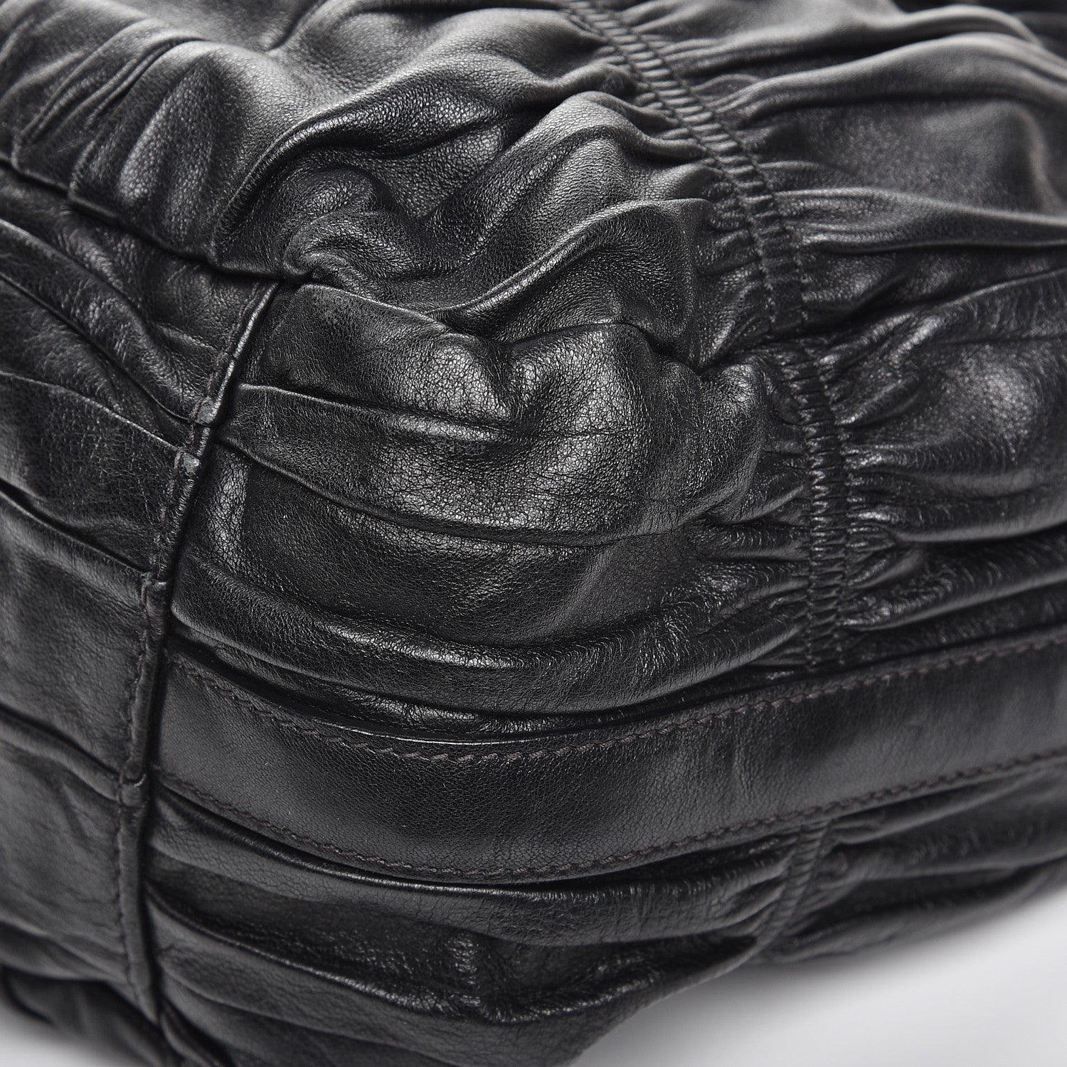 Prada Nappa Gaufre Hobo Nero Black 11 of 12