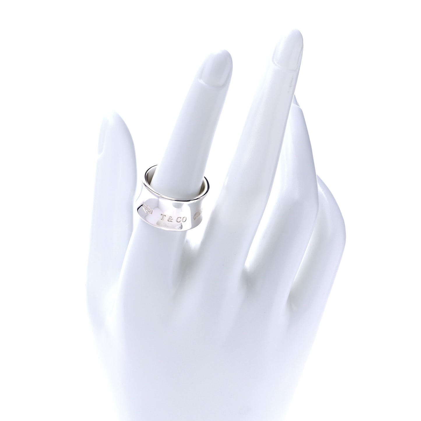 Sterling Silver Wide 1837 Ring 56 7.5
