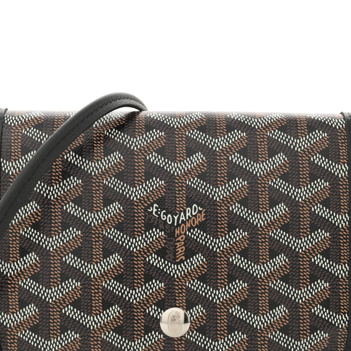 Goyardine Plumet Wallet Clutch Black