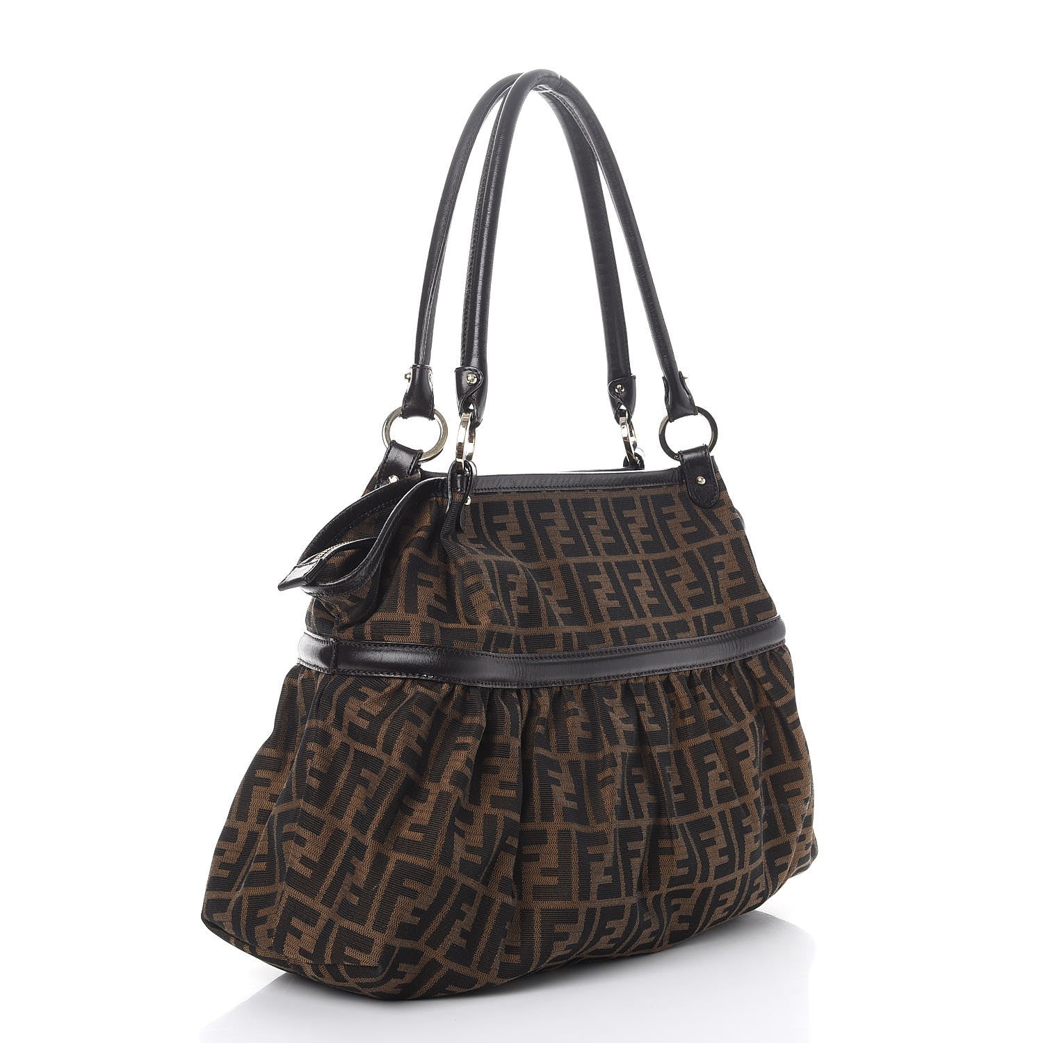 Fendi Zucca Large Chef Shopper Tote Tobacco 3 of 7