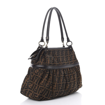 Fendi Zucca Large Chef Shopper Tote Tobacco 3 of 7