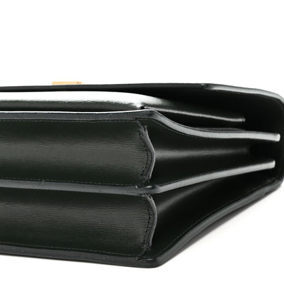Saint Laurent Calfskin Medium Monogram Sunset Dark Green 9 of 9
