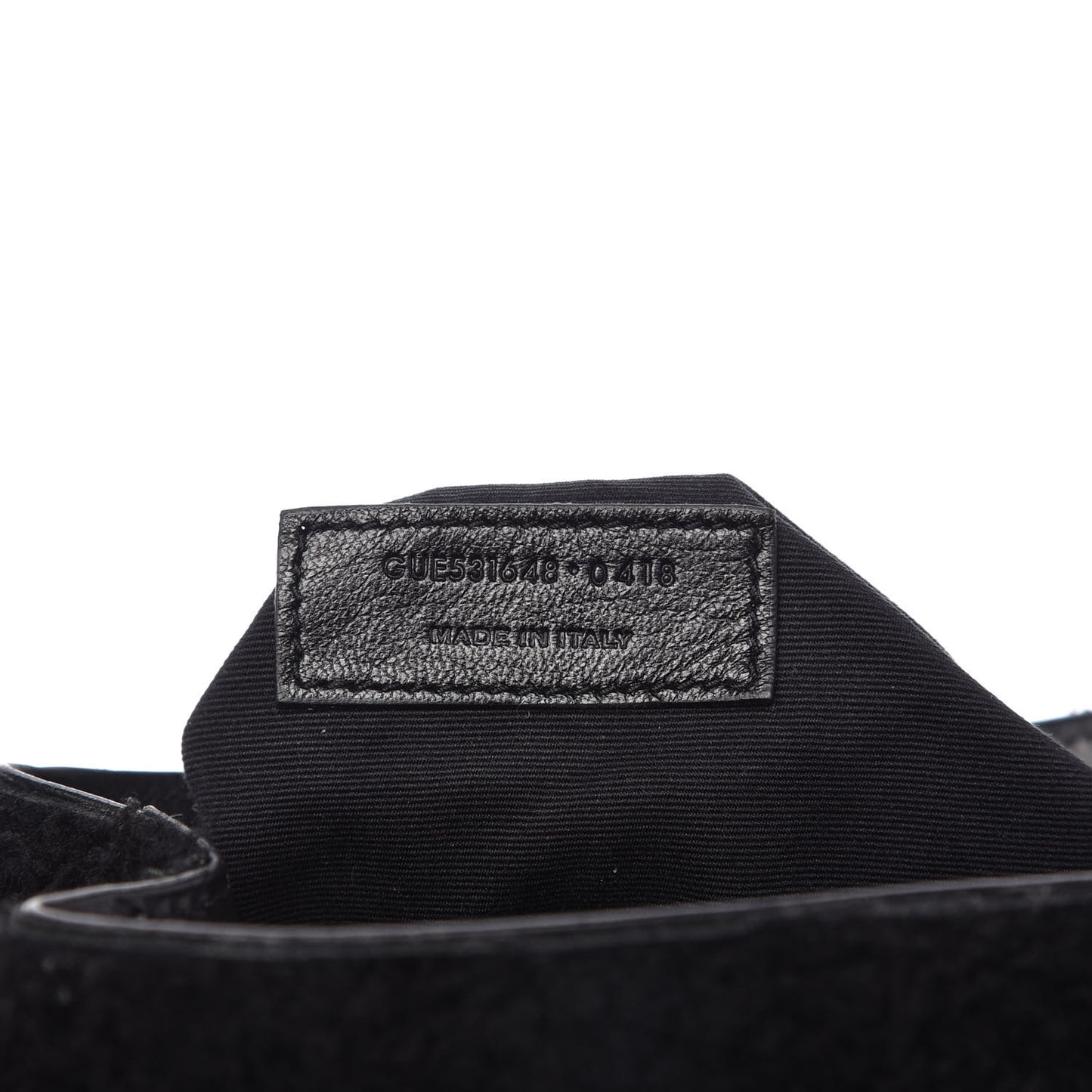 Shearling Toy Loulou Shoulder Bag Black