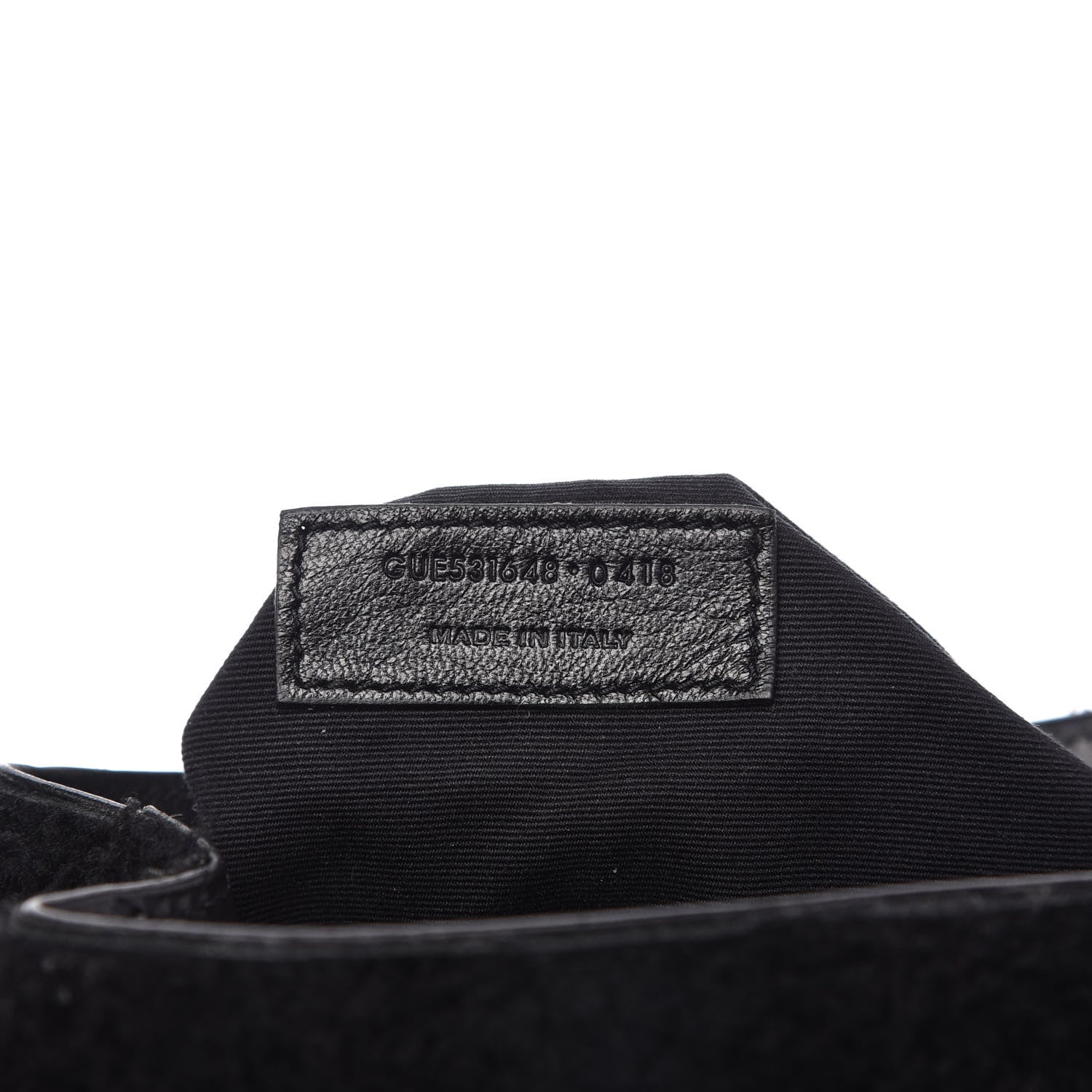Saint Laurent Shearling Toy Loulou Shoulder Bag Black 9 of 13
