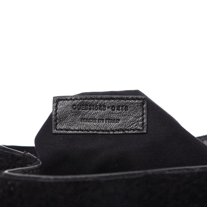 Saint Laurent Shearling Toy Loulou Shoulder Bag Black 9 of 13