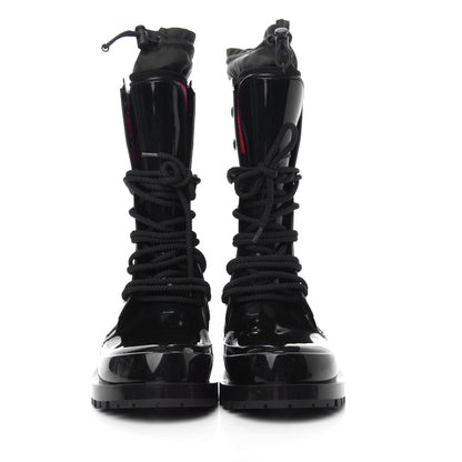 Christian Dior Shiny Rubber Diorcamp Low Boots 35 Black 2 of 9