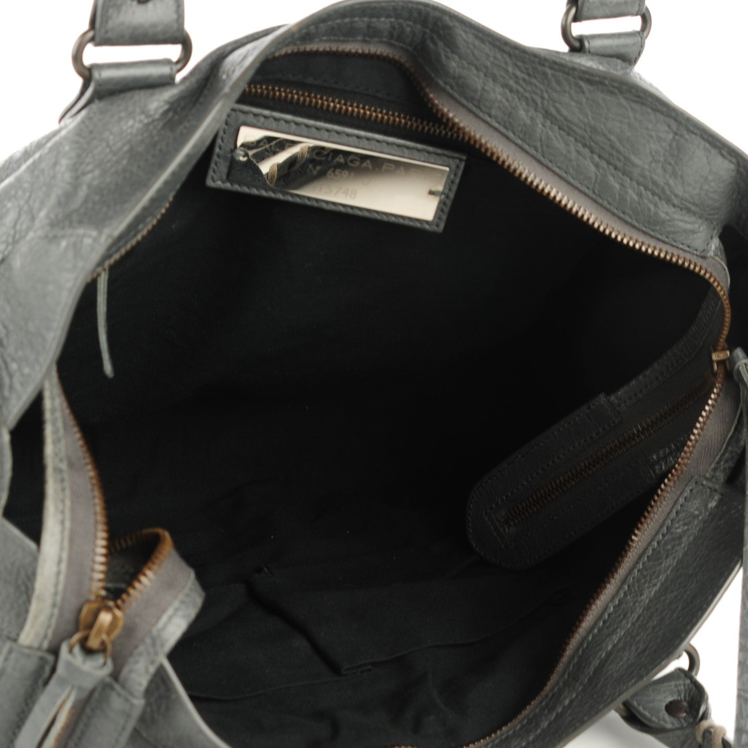 Balenciaga Agneau Classic Hardware City Gris Tarmac 10 of 14
