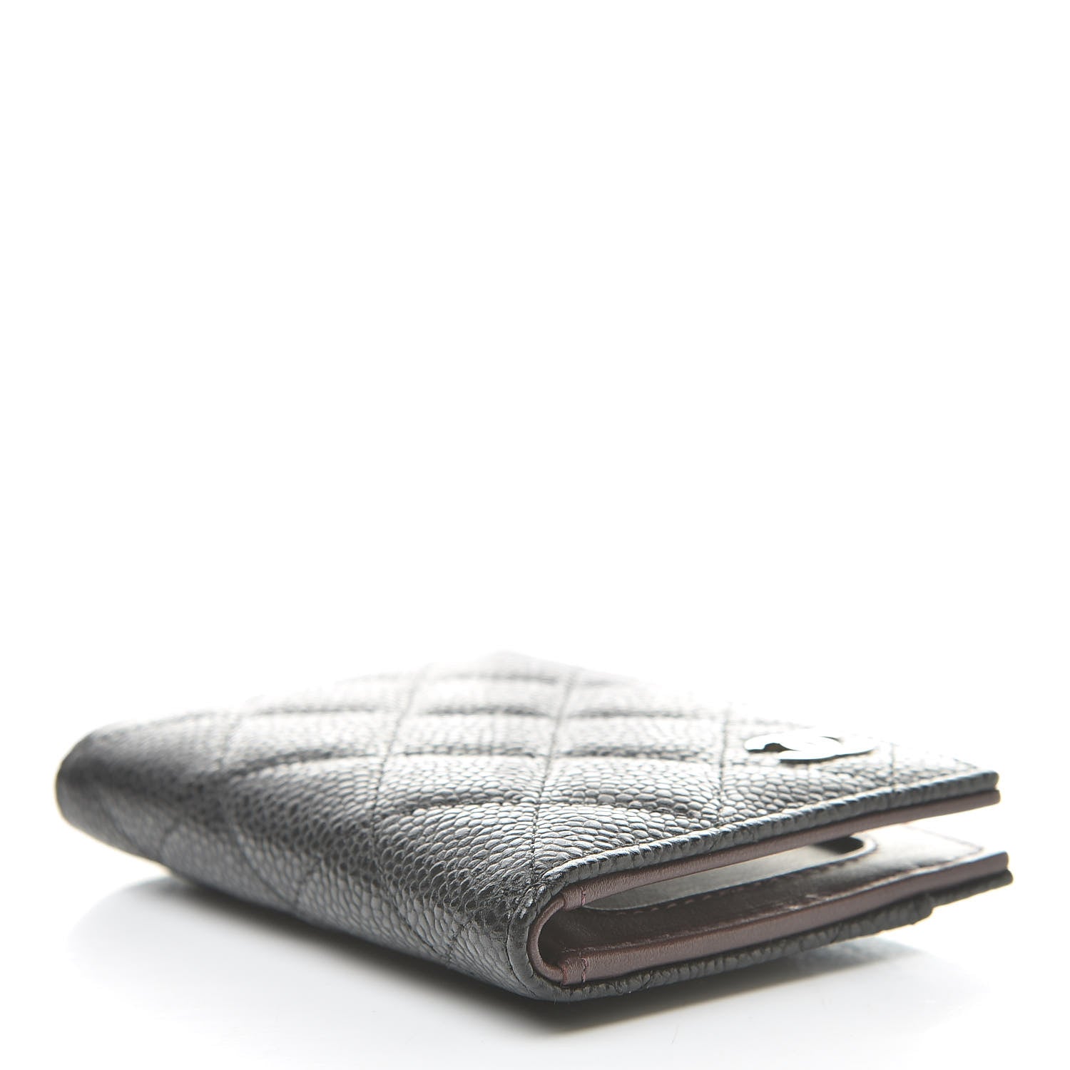 Chanel Caviar Quilted Card Holder Wallet Black 4 of 8