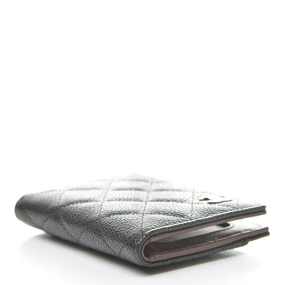 Chanel Caviar Quilted Card Holder Wallet Black 4 of 8