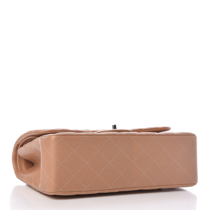 Chanel Caviar Quilted Jumbo Double Flap Beige 4 of 10