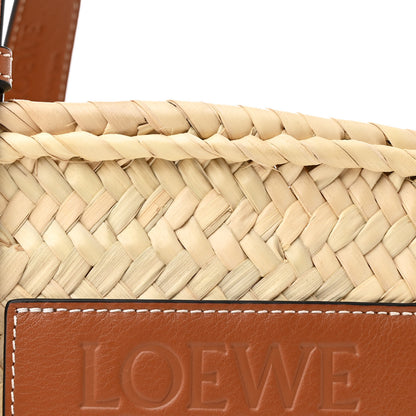 Loewe Raffia Small Basket Tote Bag Natural Tan 8 of 12