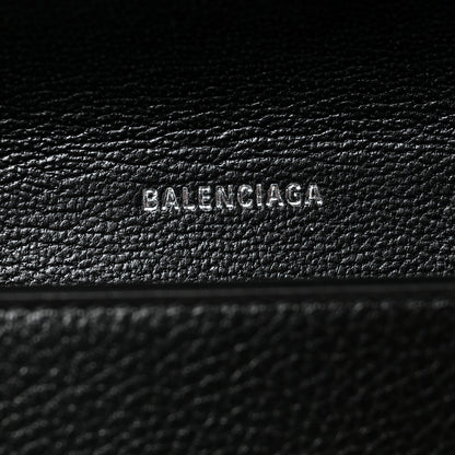 Balenciaga Vibrato Calfskin BB Phone Holder Wallet On Chain Black 6 of 10