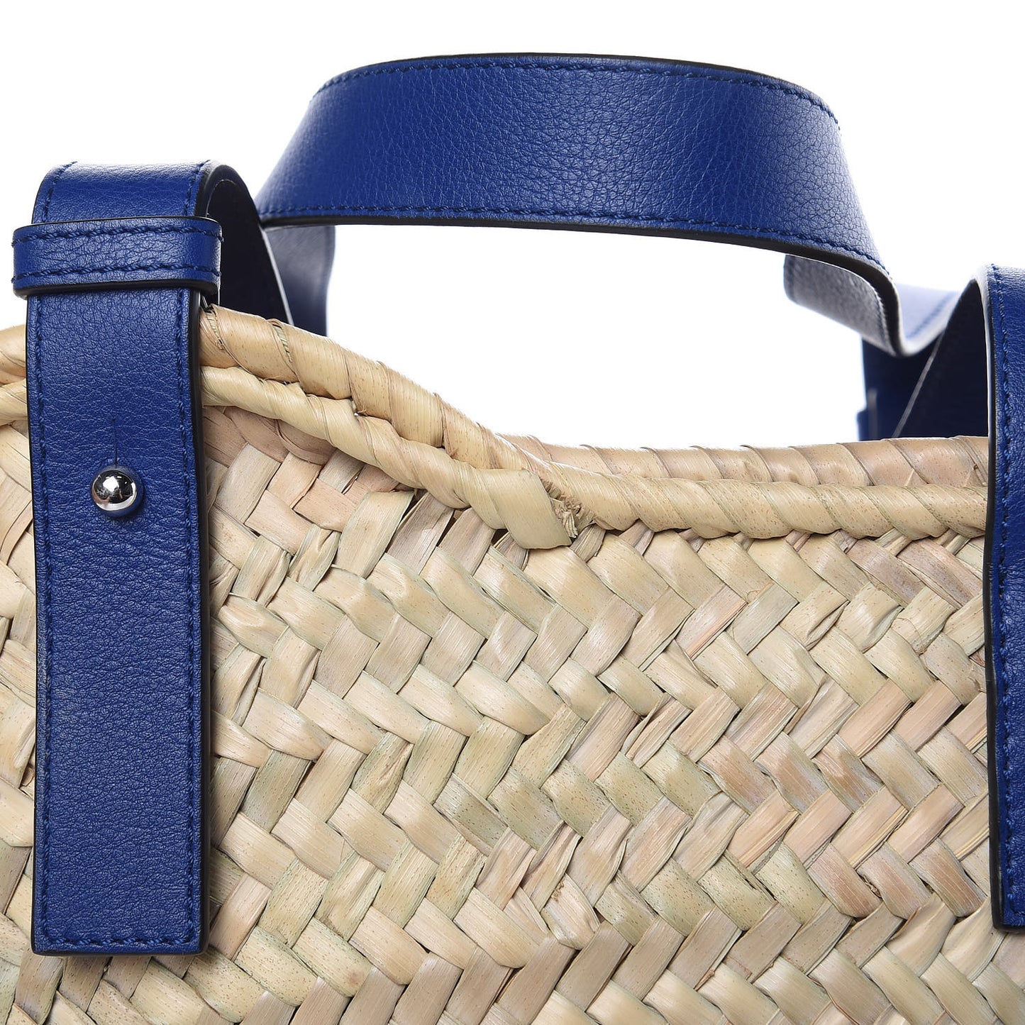 Raffia Small Basket Tote Bag Natural