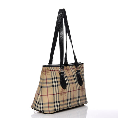 Burberry Haymarket Check Medium Regent Tote Black 3 of 10