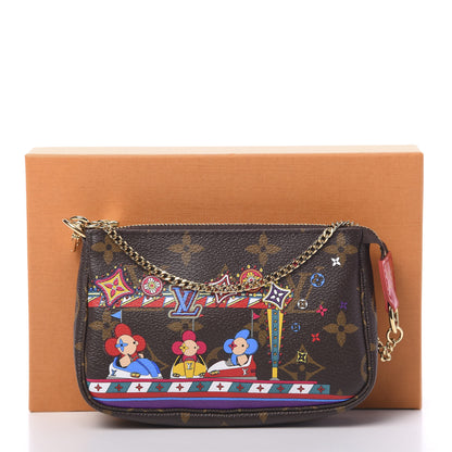 Louis Vuitton Monogram 2020 Christmas Animation Bumper Cars Mini Pochette Accessories Coquelicot 7 of 7