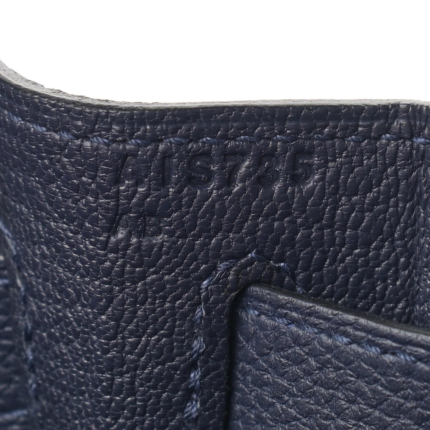 Togo Matte Alligator Kelly Retourne Touch 28 Bleu Nuit Bleu Marine