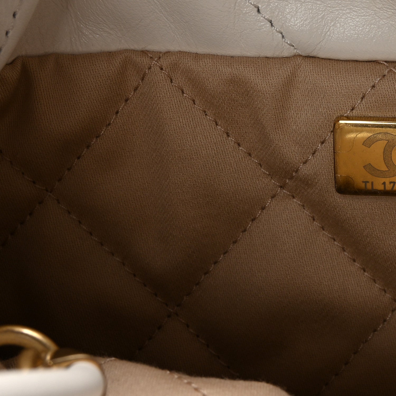 Chanel Shiny Calfskin Quilted Mini Chanel 22 White 7 of 11