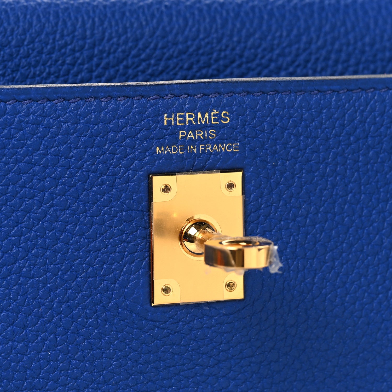 Hermes Togo Kelly Retourne 25 Bleu Royal 6 of 13