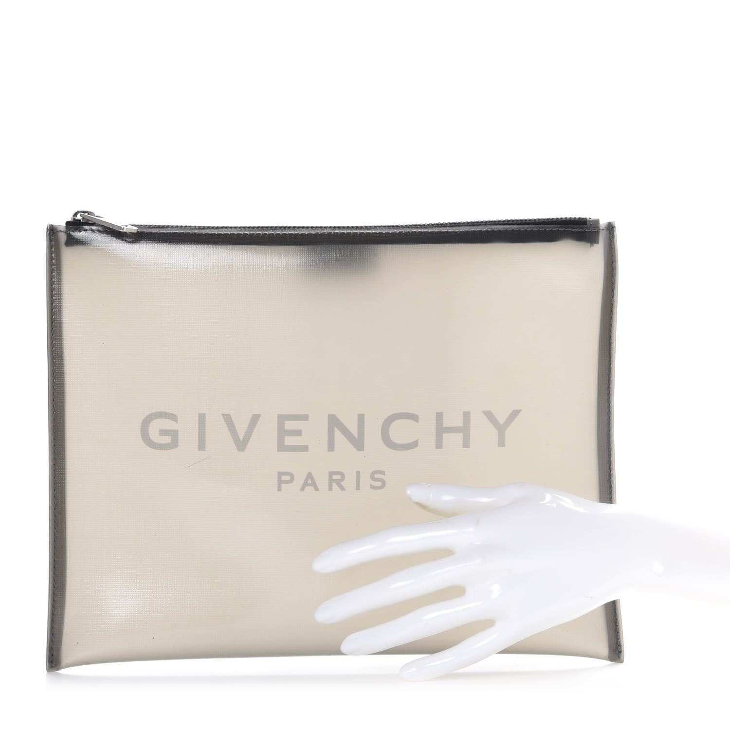 Givenchy PVC Large Flat Logo Pouch Transparent 2 of 9