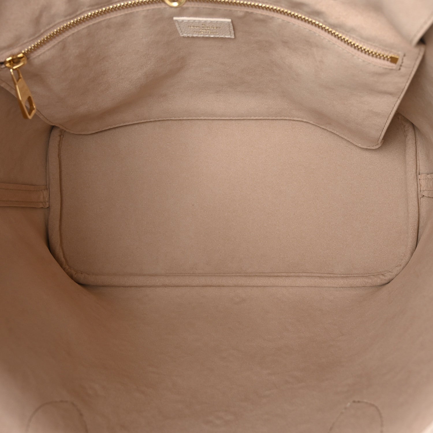Louis Vuitton Empreinte Monogram Spring In The City Neverfull MM Kaki Beige Cream 7 of 10
