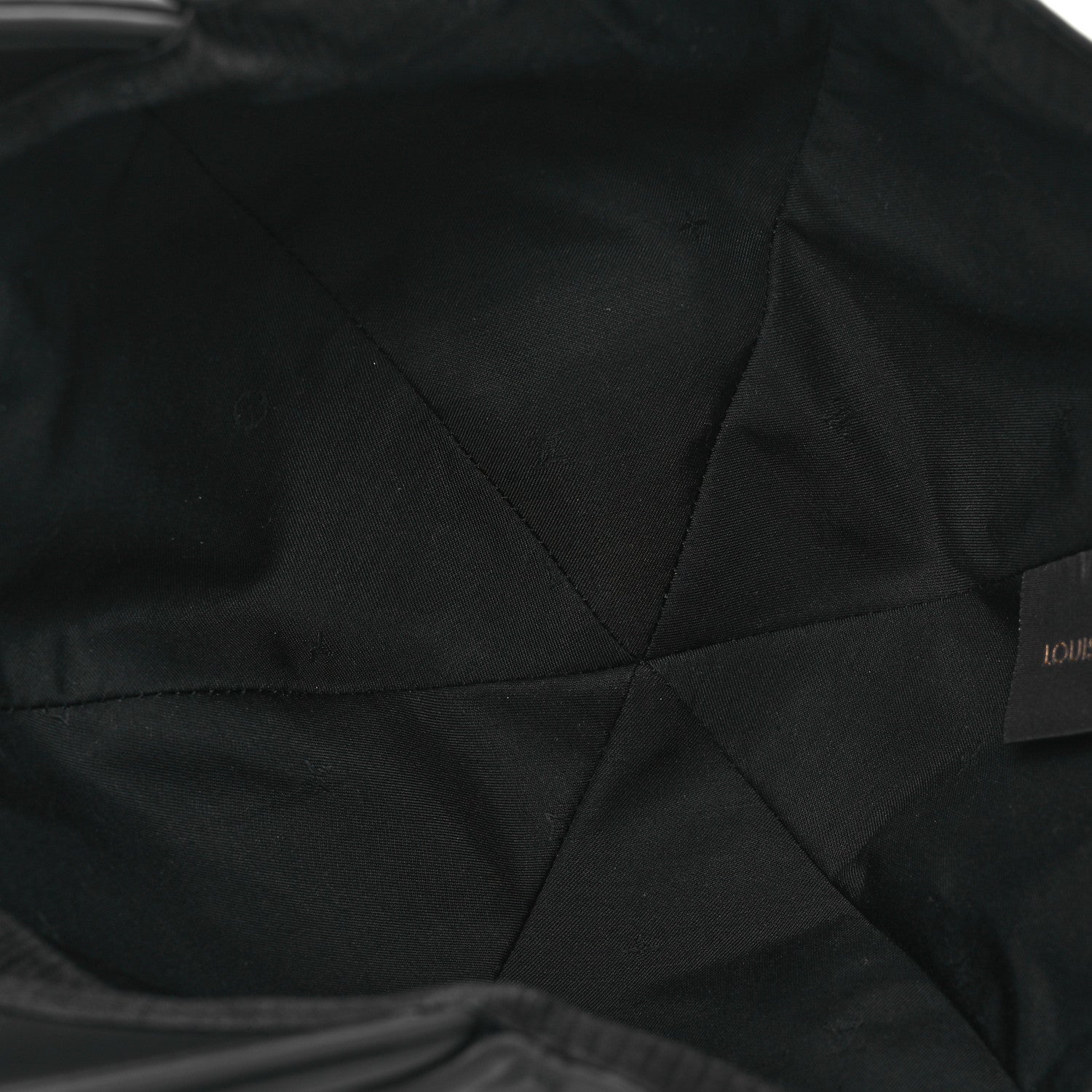 Louis Vuitton Calfskin Monogram Shadow Baseball Cap 58 Black 7 of 9