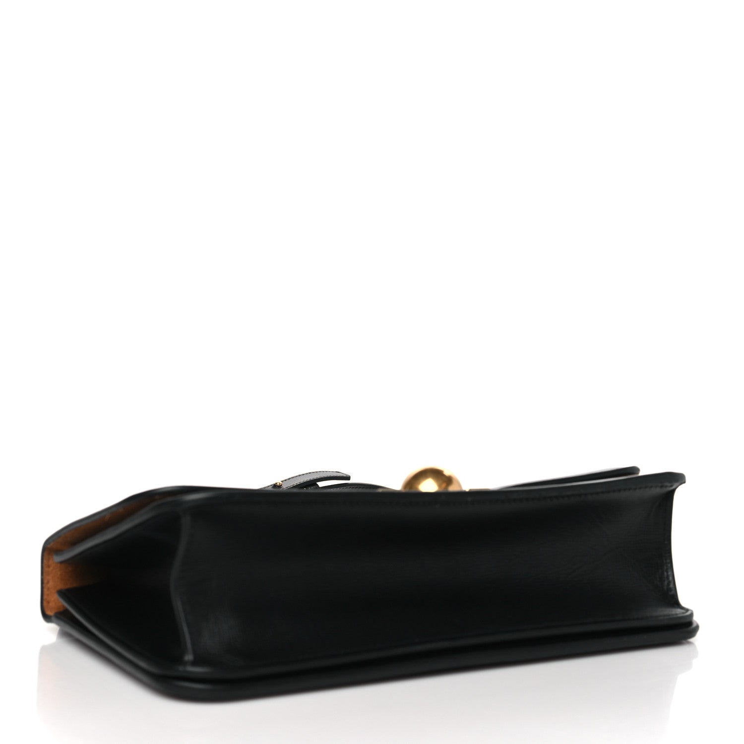 Bottega Veneta Calfskin Stamped Classic BV Bag Black 4 of 9