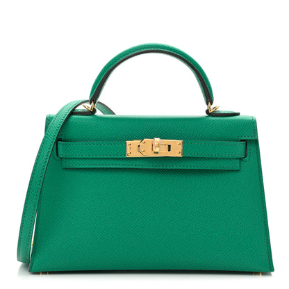 Hermes Epsom Mini Kelly Sellier 20 Vert Jade 1 of 11