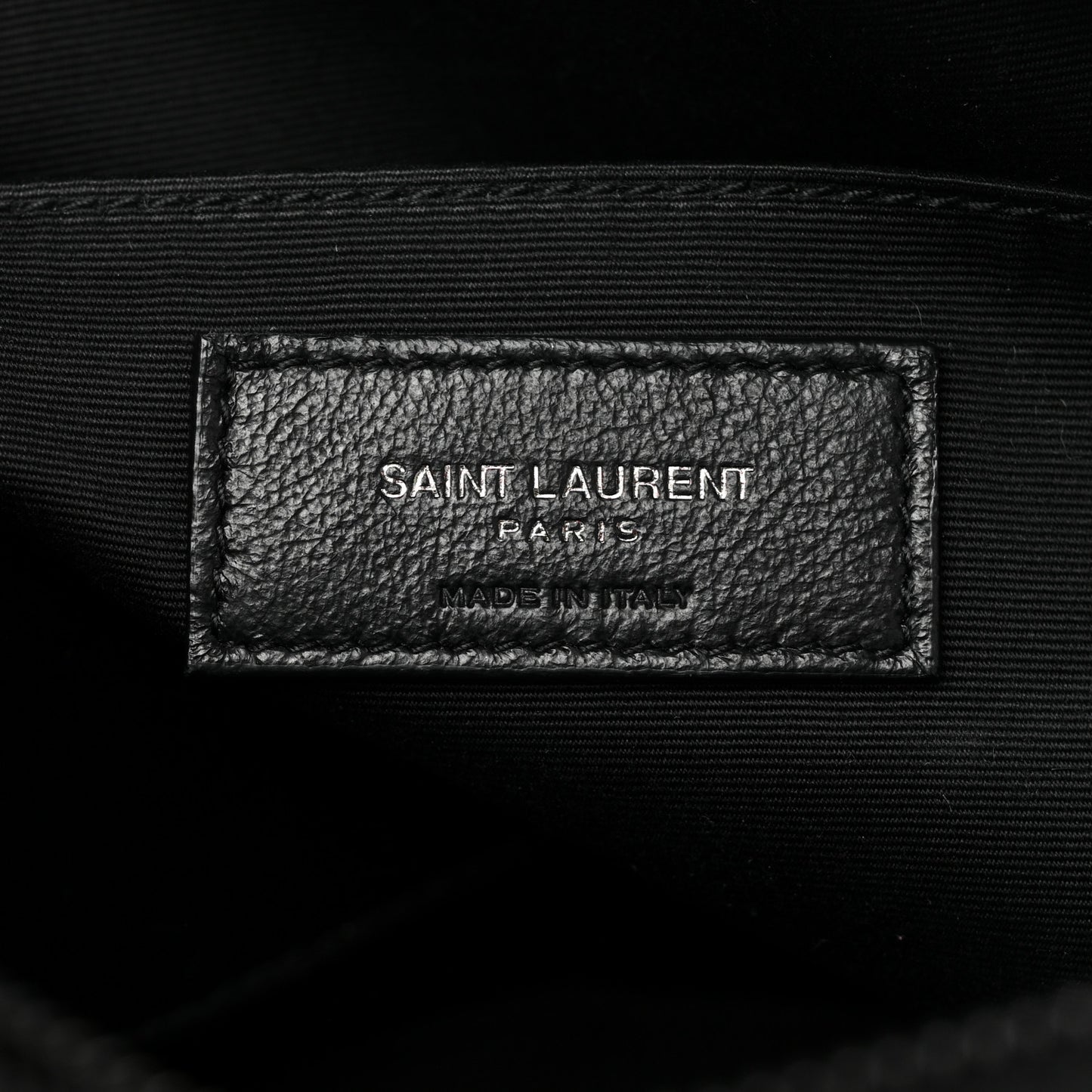 Calfskin Matelasse Monogram Monochrome Lou Camera Bag Black