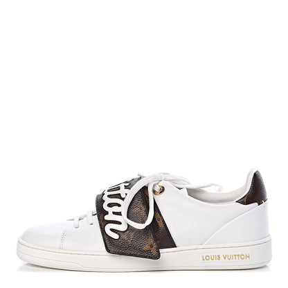 Louis Vuitton Calfskin Monogram Frontrow Sneakers 36.5 White 1 of 10