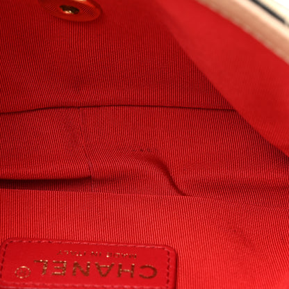 Chanel Jersey Quilted Small Coco Sailor Flap Beige Navy 12 of 17