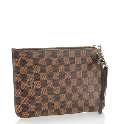 Louis Vuitton Damier Ebene Neverfull MM GM Pochette 3 of 8