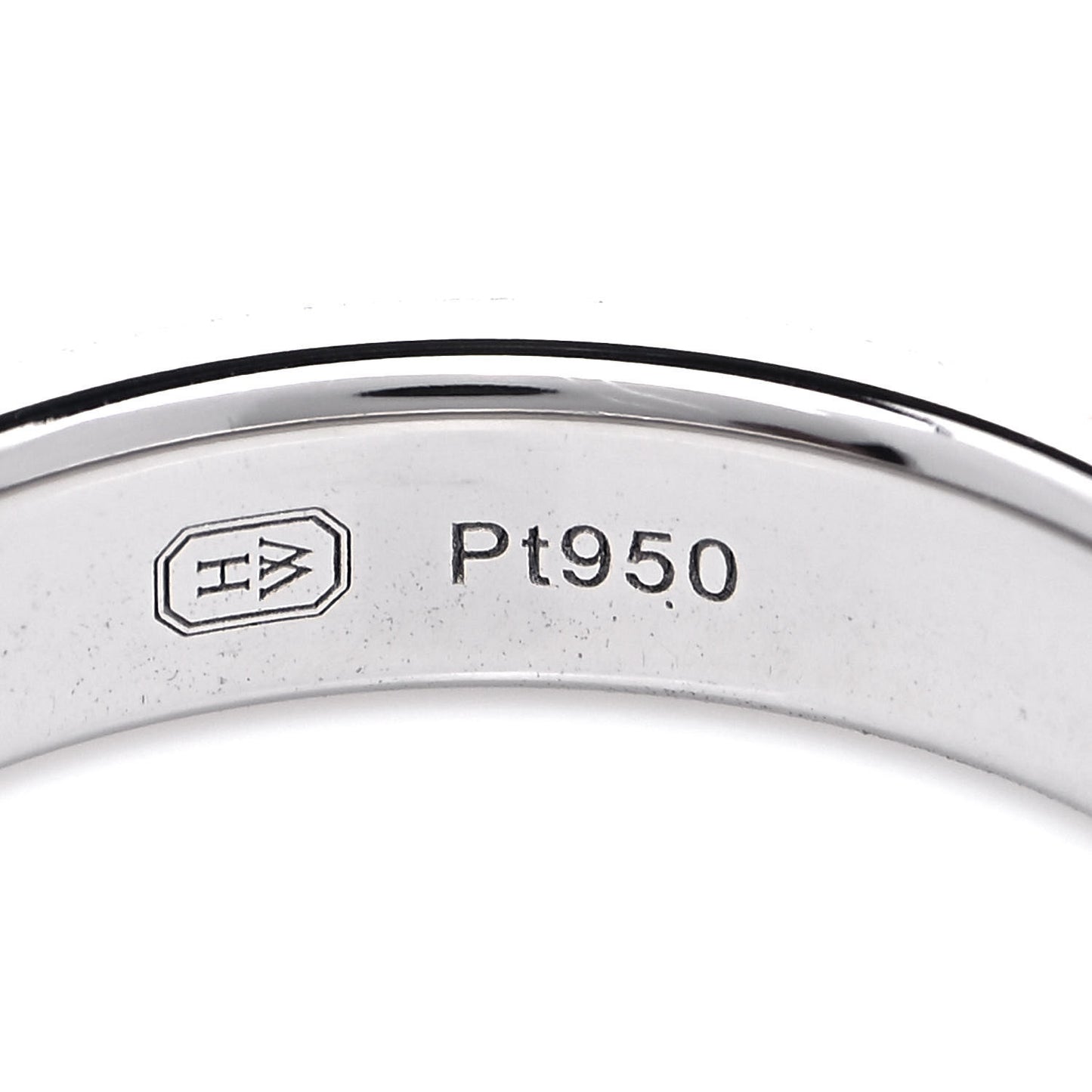 Platinum Diamond Vertical Row Wedding Band Ring 56 7.5