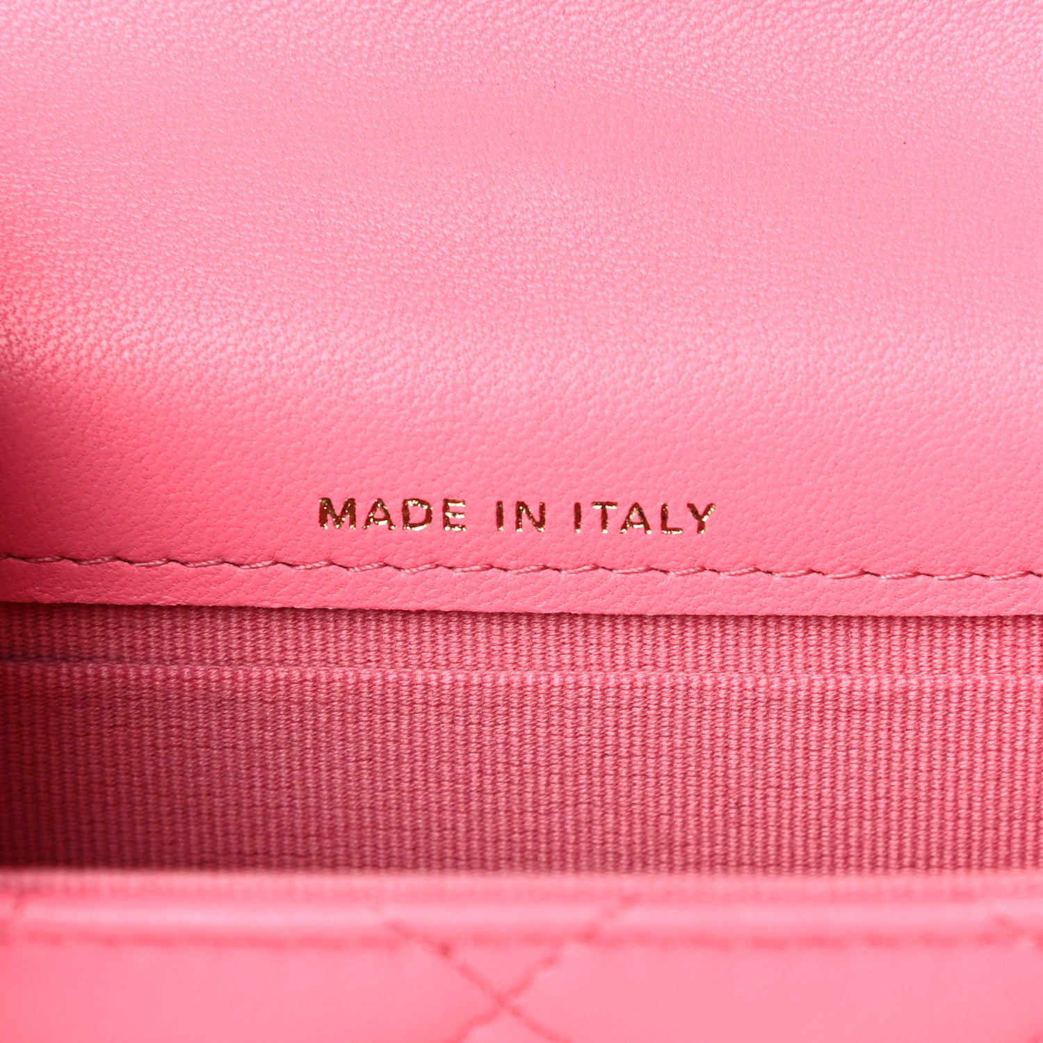 Chanel Lambskin Quilted CC Hook Card Holder Pink 7 of 11