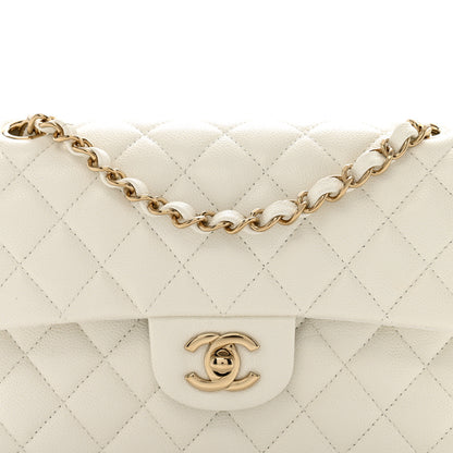 Chanel Caviar Quilted Small Double Flap White 8 of 10